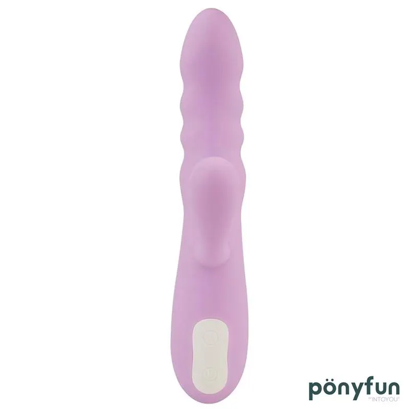 Brightlavender Vibrador y Rotador Doble Motor 360º USB Silicona · INTOYOU · Vibradores — Foto 4