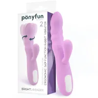 Brightlavender Vibrador y Rotador Doble Motor 360º USB Silicona · INTOYOU · Vibradores