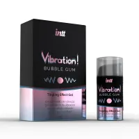 Vibrador Liquido Aroma Chicle de Fresa 15 ml · INTT · Potenciadores y Retardantes