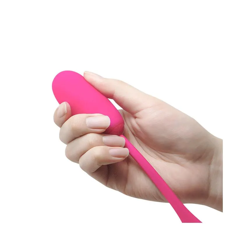 Huevo Vibrador Julius USB Silicona Rosa · PRETTYLOVE · Huevos y Balas Vibradoras — Foto 4