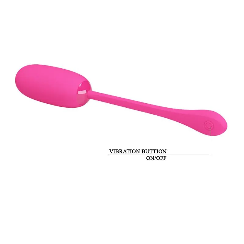 Huevo Vibrador Julius USB Silicona Rosa · PRETTYLOVE · Huevos y Balas Vibradoras — Foto 5