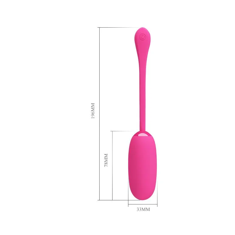 Huevo Vibrador Julius USB Silicona Rosa · PRETTYLOVE · Huevos y Balas Vibradoras — Foto 7