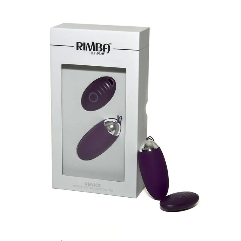 Huevo Vibrador con Control Remoto Venice Purpura · RIMBA TOYS · Huevos y Balas Vibradoras — Foto 4