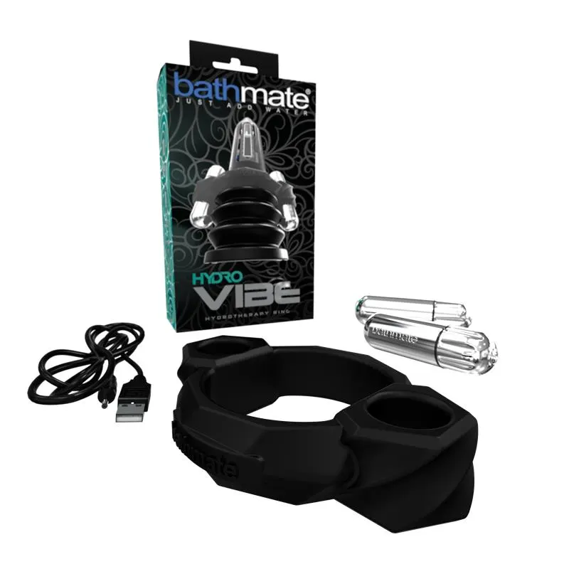 Anillo Hydro Vibe USB Silicona · BATHMATE · Potenciadores y Retardantes
