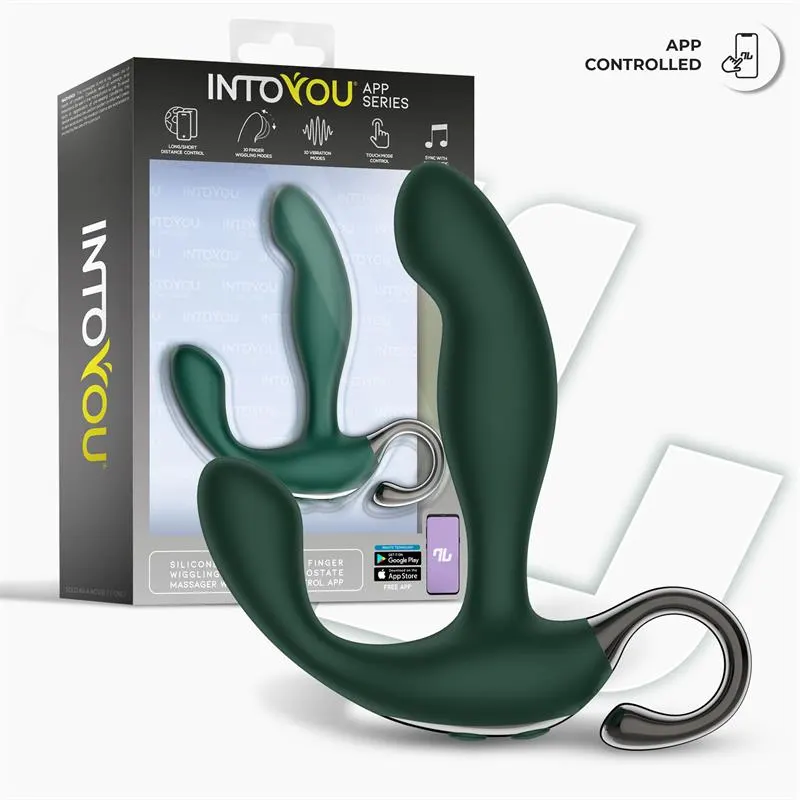 Greeny Masajeador Prostático con Finger Wiggling y App · INTOYOU APP SERIES · Anal — Foto 2