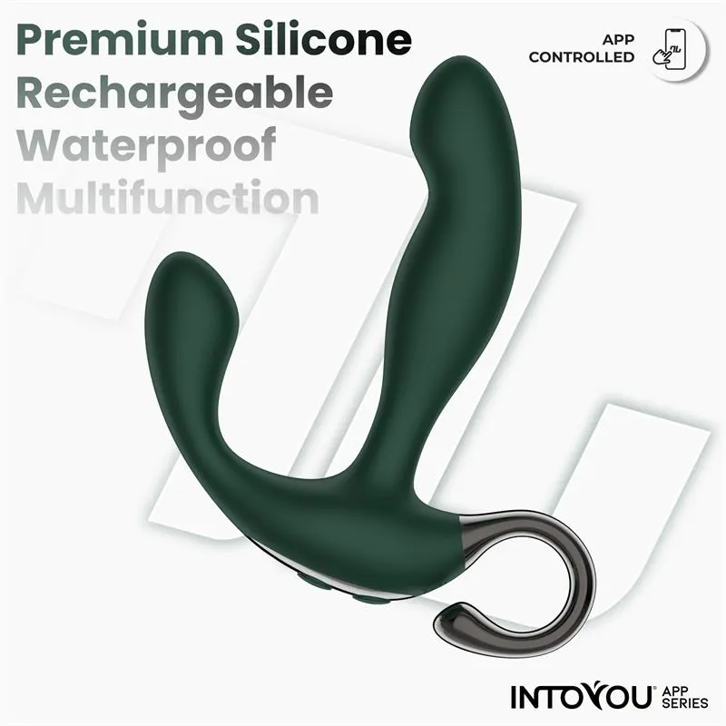Greeny Masajeador Prostático con Finger Wiggling y App · INTOYOU APP SERIES · Anal — Foto 6