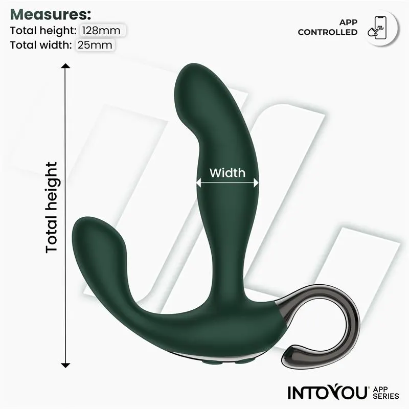 Greeny Masajeador Prostático con Finger Wiggling y App · INTOYOU APP SERIES · Anal — Foto 9