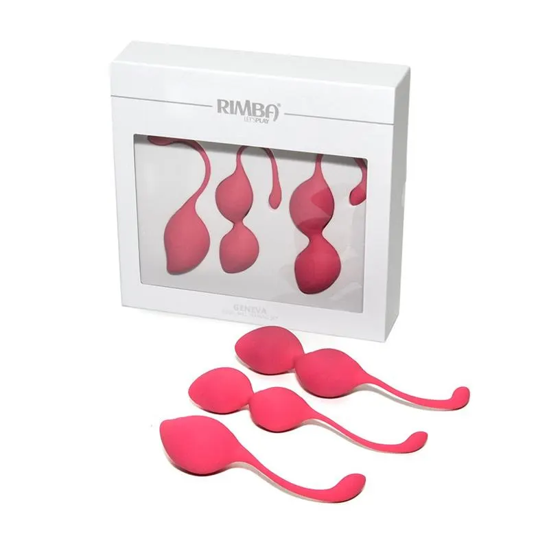 Set de 3 Bolas Kege Geneva Rosa · RIMBA TOYS · Bolas Chinas y Salud Femenina — Foto 2