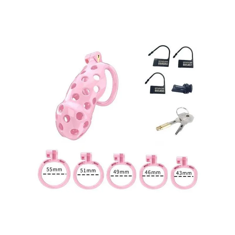 Jaula para el Pene PC03 Rosa · PENIS CAGES · Castidad — Foto 4