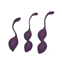 Set de 3 Bolas Kegel Geneva Purpura · RIMBA TOYS · Bolas Chinas y Salud Femenina