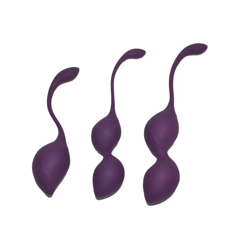 Set de 3 Bolas Kegel Geneva Purpura · RIMBA TOYS · Bolas Chinas y Salud Femenina