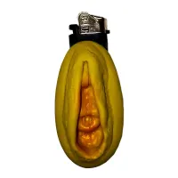 Mechero en Forma de Vagina Dorado · DIVERTY SEX · Juegos y Complementos Divertidos