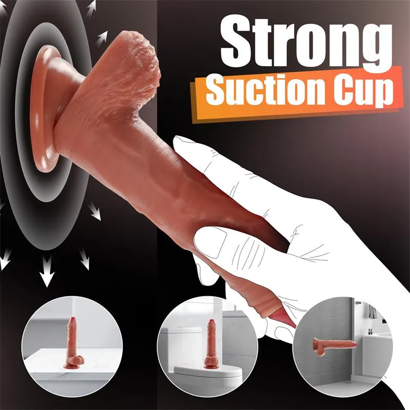 Baird Dildo con Thrusting y Vibración 8.07 · XISE · Dildos — photo 6