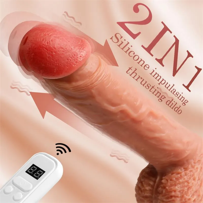 Dean Dildo con Thrusting y Vibración 8 · XISE · Dildos — Foto 3