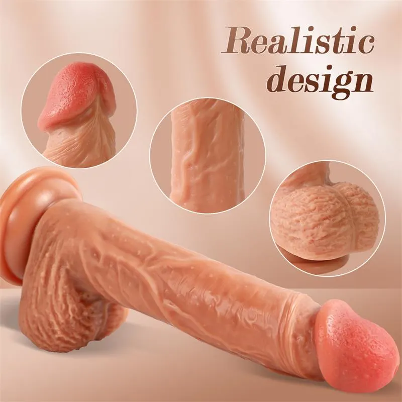 Dean Dildo con Thrusting y Vibración 8 · XISE · Dildos — Foto 4