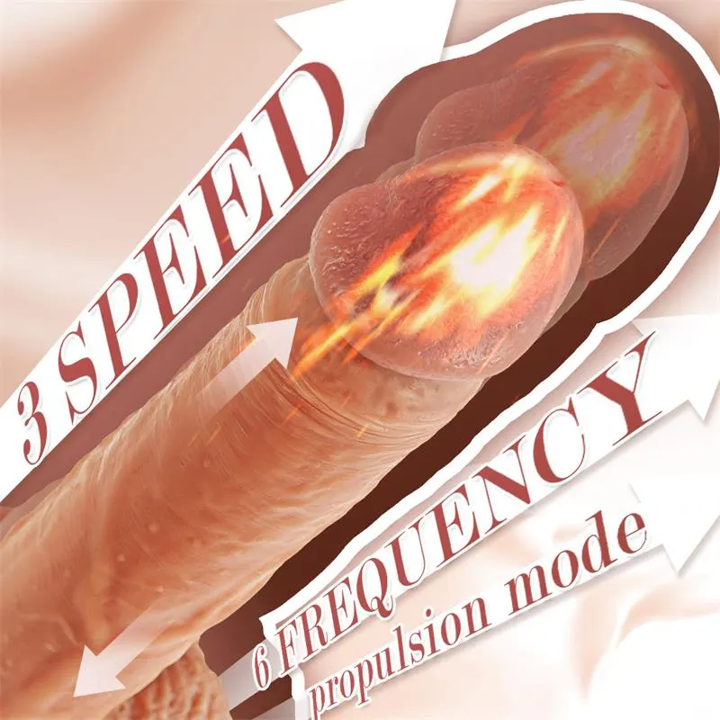 Dean Dildo con Thrusting y Vibración 8 · XISE · Dildos — Foto 5