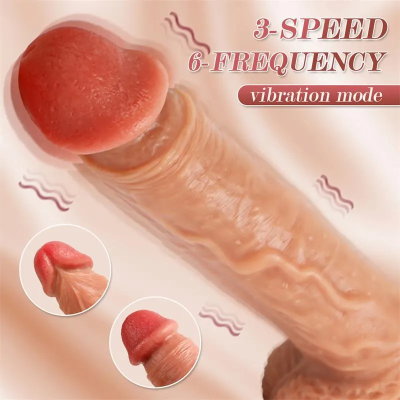 Dean Dildo con Thrusting y Vibración 8 · XISE · Dildos — Foto 6