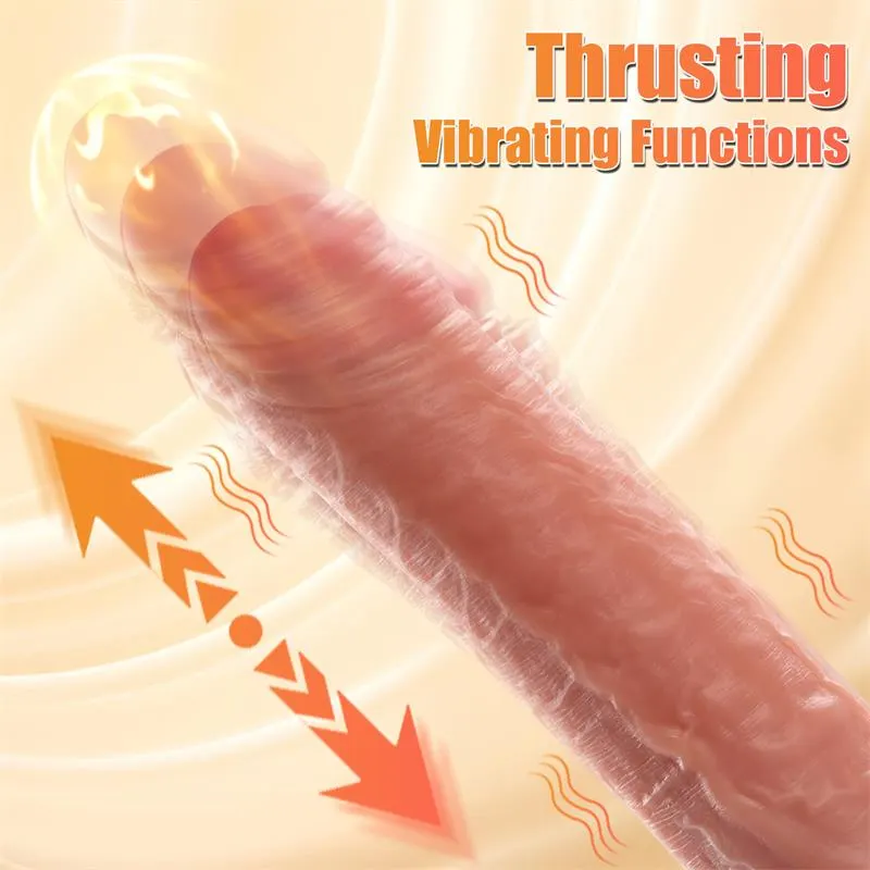 Marvin Dildo con Thrusting y Vibración 8.07 · XISE · Dildos — photo 3