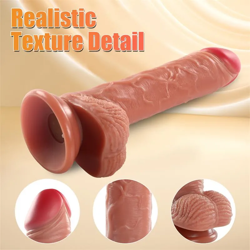 Marvin Dildo con Thrusting y Vibración 8.07 · XISE · Dildos — photo 4