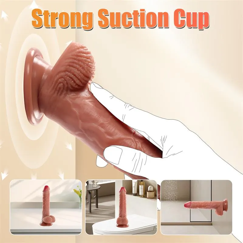 Marvin Dildo con Thrusting y Vibración 8.07 · XISE · Dildos — photo 6