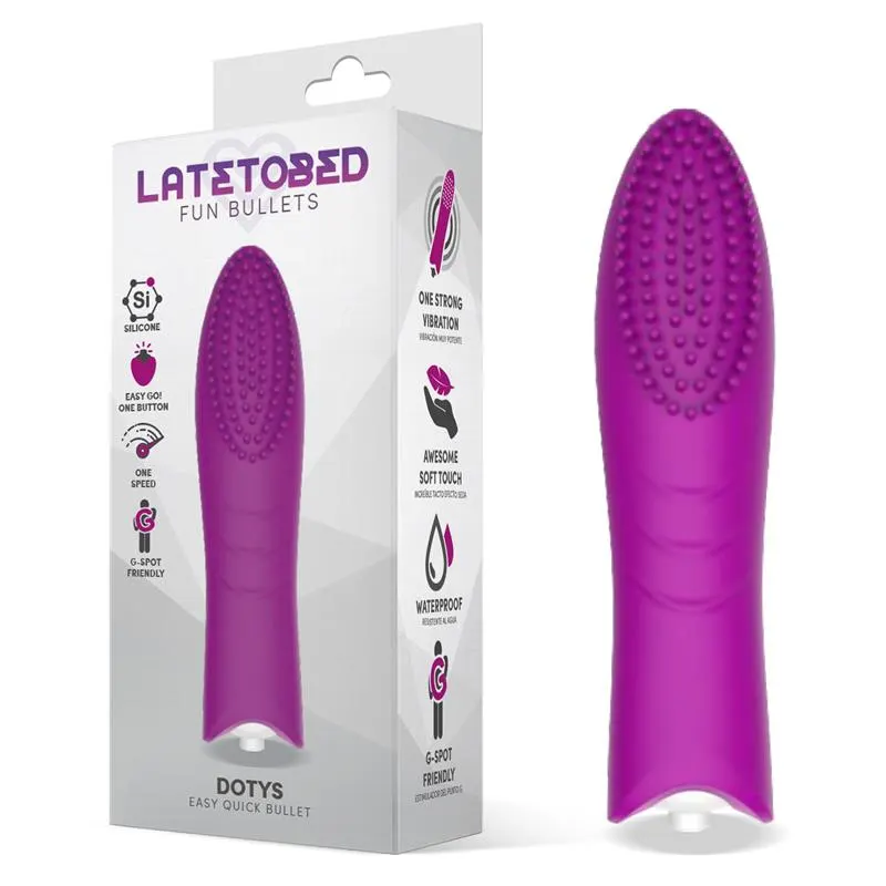 Dotys Bala Vibradora Easy Quick Silicona Púrpura · LATETOBED · Huevos y Balas Vibradoras