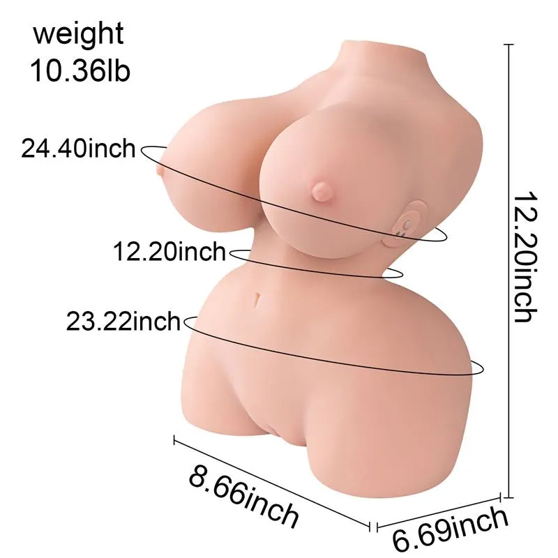 Delilah Mini Torso con Vibración 4.7 kg · XISE · Dildos — Foto 13
