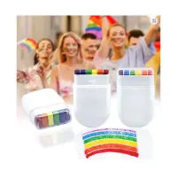 Pintacaras de Crayones LGBT · PRIDE · Línea LGBT+