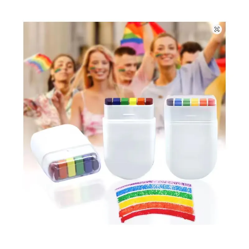 Pintacaras de Crayones LGBT · PRIDE · Línea LGBT+