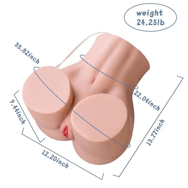 Bridget Torso con Vibración y Efecto Succión 11 kg · XISE · Masturbadores Él — photo 11