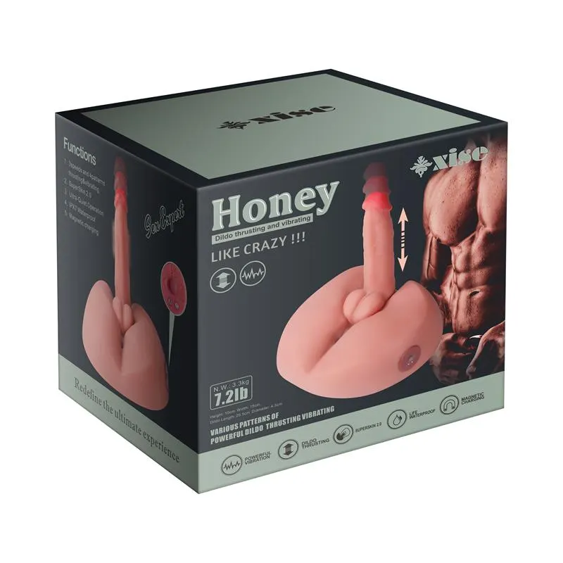 Honey Masturbador con Vibración y Thrusting 3.2 kg · XISE · Masturbadores Ella — photo 2