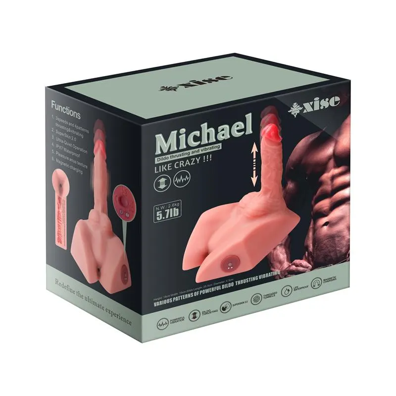 Michael Masturbador con Vibración y Thrusting 2.57 kg · XISE · Masturbadores Ella — Foto 2