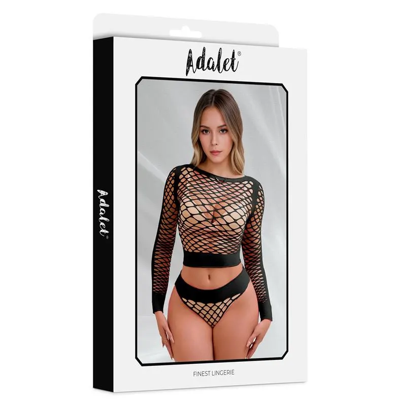 Yara Set de 2 Piezas Negro Talla Única · ADALET LINGERIE · Conjuntos y Bodies — photo 3