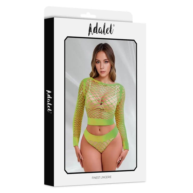 Yara Set de 2 Piezas Amarillo Neón Talla Única · ADALET LINGERIE · Conjuntos y Bodies — photo 3