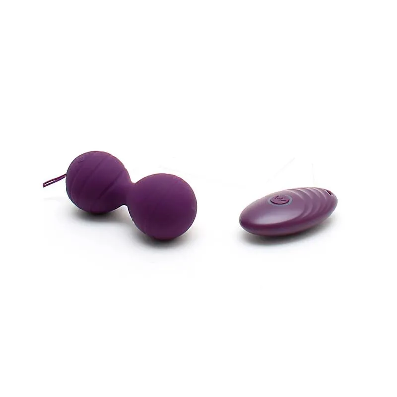 Bolas Kegel con Vibración con Control Remorto Cannes Purpura · RIMBA TOYS · Bolas Chinas y Salud Femenina — foto 3