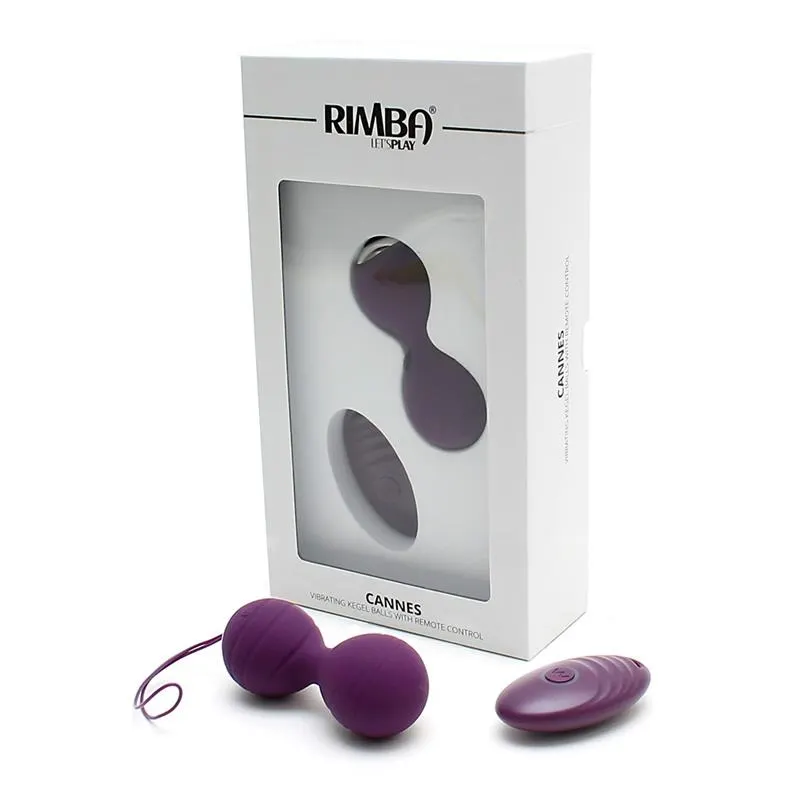 Bolas Kegel con Vibración con Control Remorto Cannes Purpura · RIMBA TOYS · Bolas Chinas y Salud Femenina — foto 6