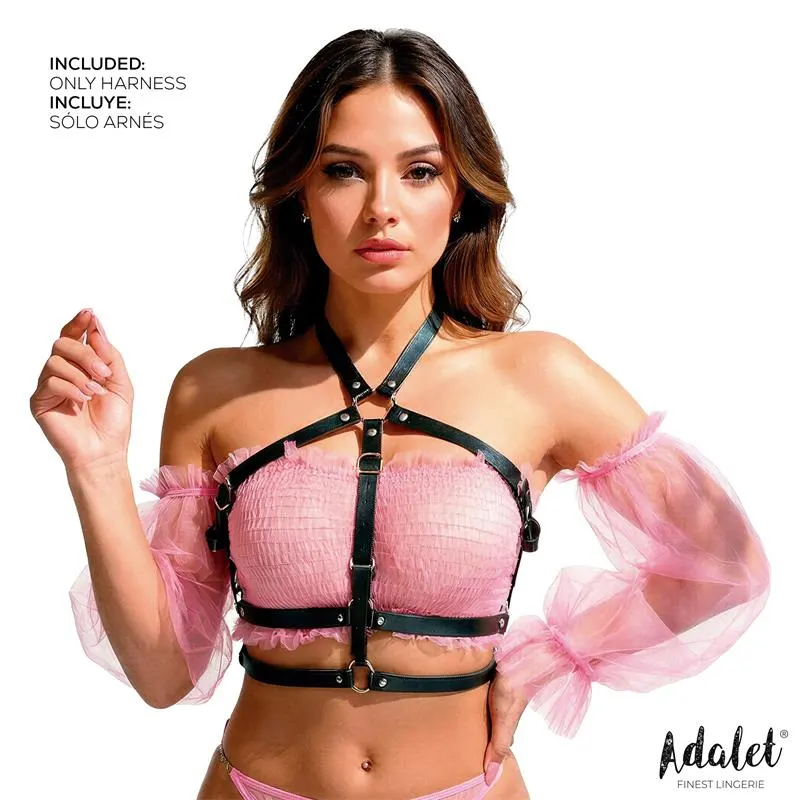 Elva Arnés de Pecho Cuero Vegano Talla Única · ADALET LINGERIE · Accesorios BDSM y Fetish