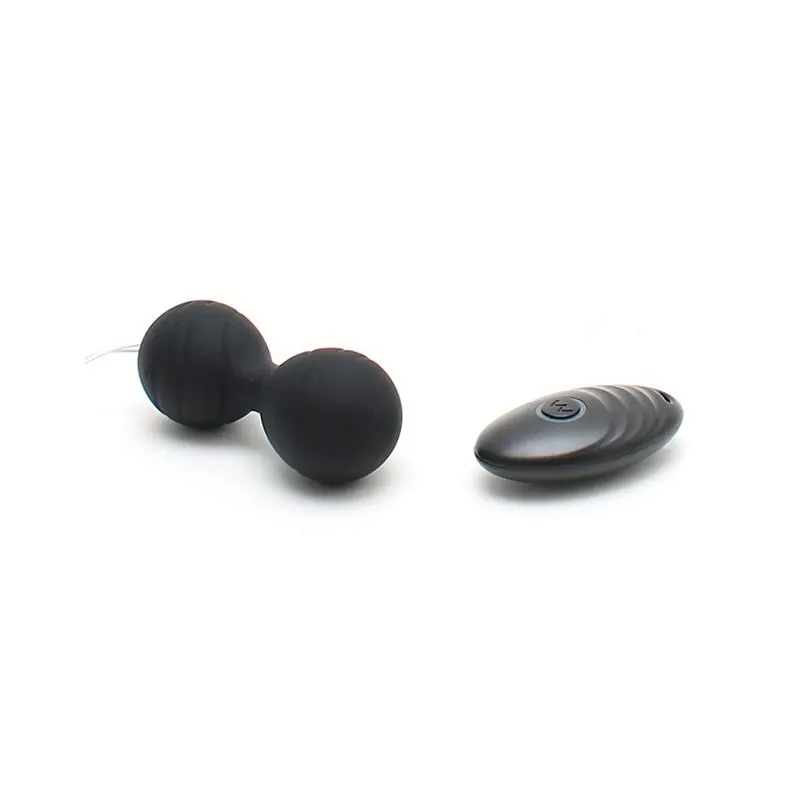 Bolas Kegel con Vibración y Control Remoto Cannes Negro · RIMBA TOYS · Bolas Chinas y Salud Femenina — foto 3