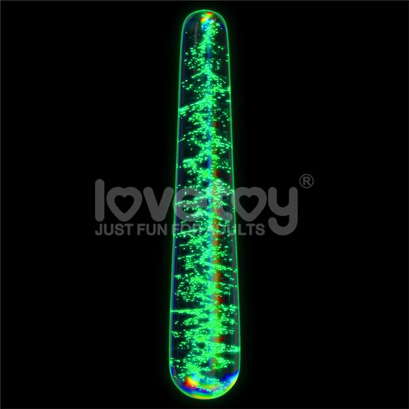 Dildo de Cristal que Brilla en la Oscuridad Dark Twilight Slim Fantasy · LOVETOY · Dildos