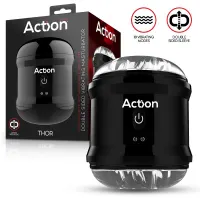 Thor Masturbador con Vibración Doble Orificio · ACTION · Masturbadores Él
