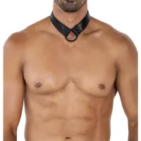BL4CK08 C-Ring Body Collar Blackleatherlike Talla Única · CUT4MEN · Juegos y Complementos Divertidos