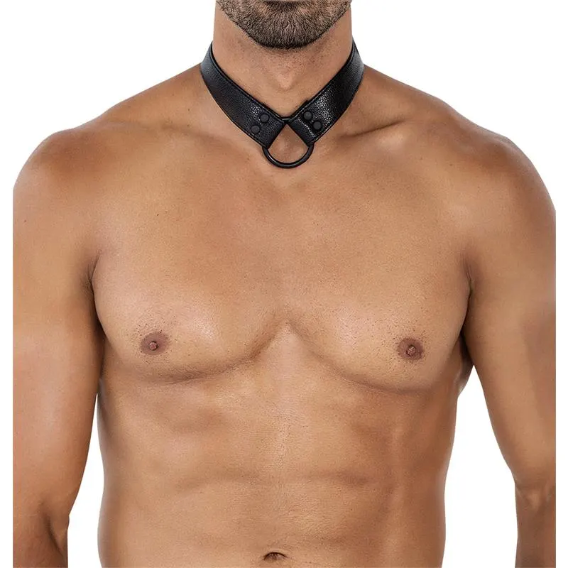 BL4CK08 C-Ring Body Collar Blackleatherlike Talla Única · CUT4MEN · Juegos y Complementos Divertidos