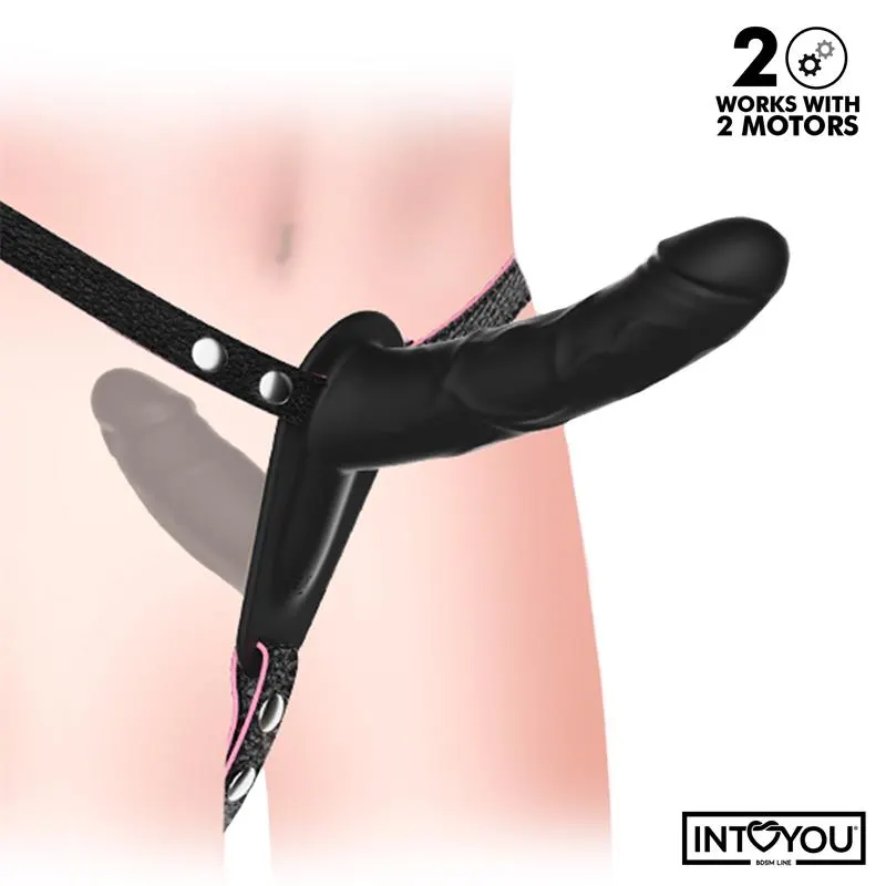 Jordan Arnés Dildo Doble con Vibración y Control Remoto · INTOYOU BDSM LINE · Dildos — photo 4