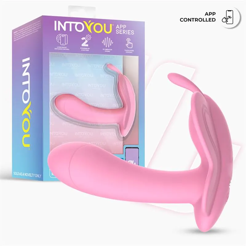Wingy Estimulador Mariposa con APP Rosa · INTOYOU APP SERIES · Estimuladores de Clítoris — photo 2