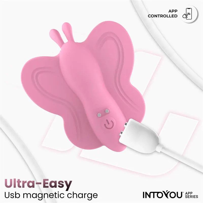 Wingy Estimulador Mariposa con APP Rosa · INTOYOU APP SERIES · Estimuladores de Clítoris — photo 4
