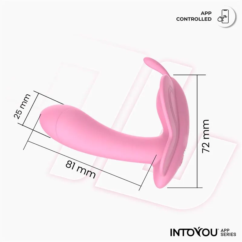 Wingy Estimulador Mariposa con APP Rosa · INTOYOU APP SERIES · Estimuladores de Clítoris — photo 5