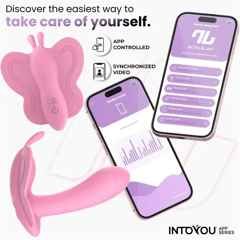 Wingy Estimulador Mariposa con APP Rosa · INTOYOU APP SERIES · Estimuladores de Clítoris — photo 7
