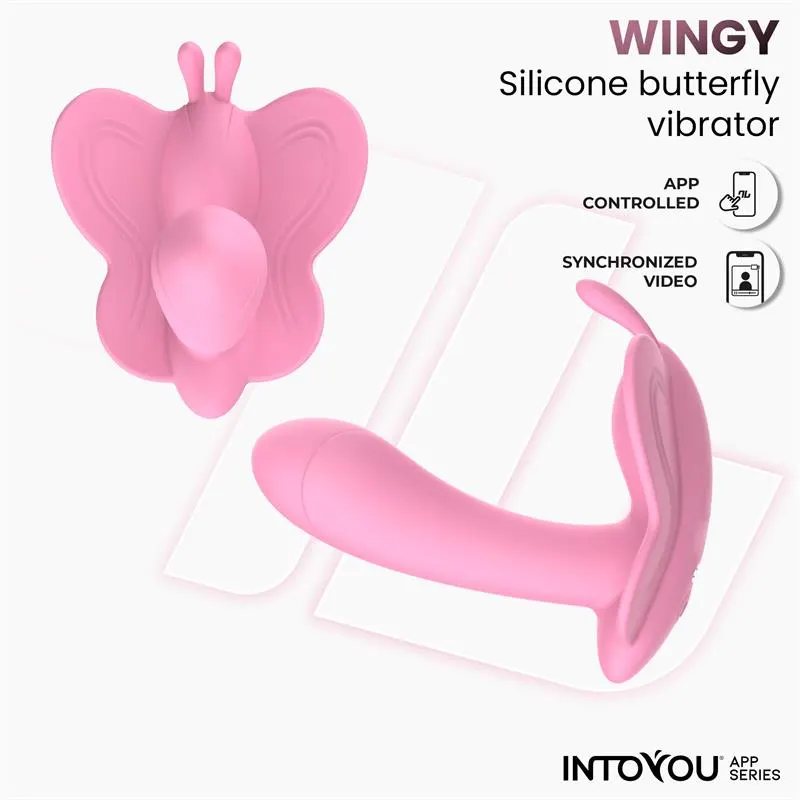 Wingy Estimulador Mariposa con APP Rosa · INTOYOU APP SERIES · Estimuladores de Clítoris — photo 9