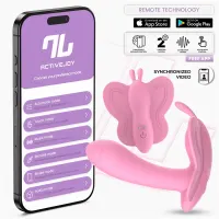 Wingy Estimulador Mariposa con APP Rosa · INTOYOU APP SERIES · Estimuladores de Clítoris