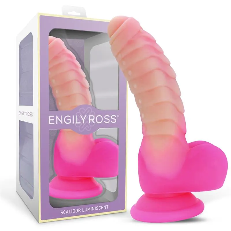 Scalidor Dildo Unicorn Brilla en la Oscuridad Silicona Líquida 18 cm · DILDOX BY ENGILY ROSS · Dildos