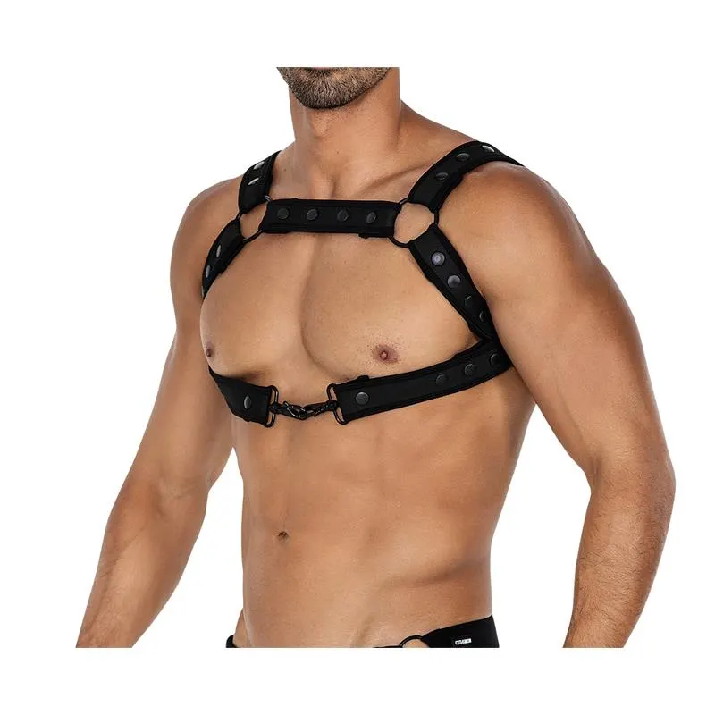 H4RNESS05 Arnés de Pecho Neon Negro Talla Única · CUT4MEN · Accesorios BDSM y Fetish — Foto 2